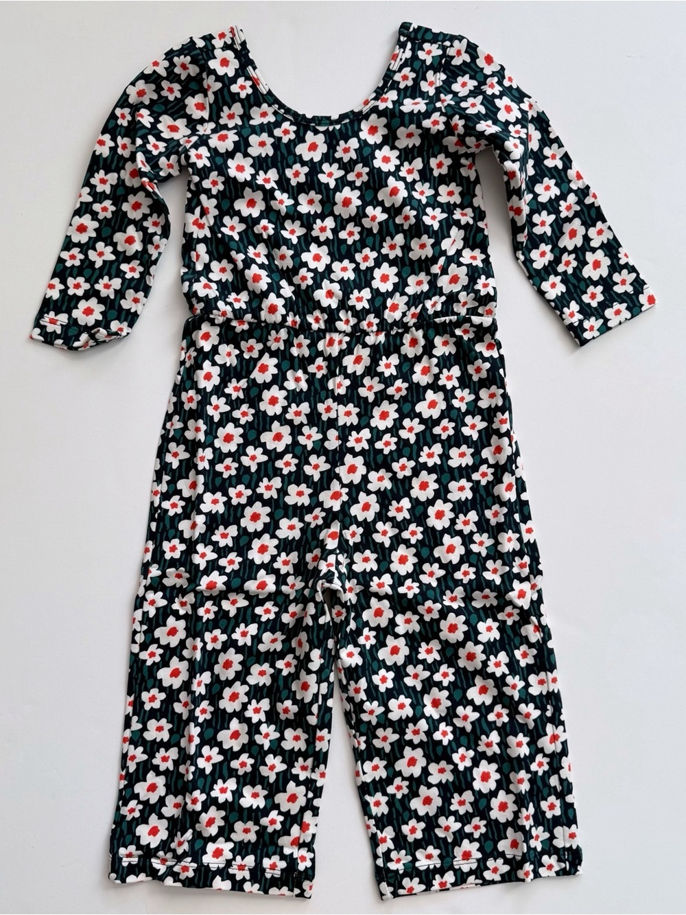 Alice and Ames Girl The Wide Leg Jumpsuit in Garden Party 5T